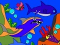Hry Rosy Coloring Book: Shark Family