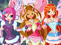Hry Winx Happy Year Rotate Puzzle