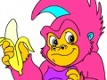 Hry Playful Monkeys Coloring 