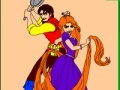 Hry Coloring: Flynn and Rapunzel