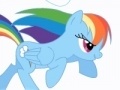 Hry Friendship is Magic - Rainbow Dash attack cloud