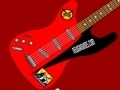 Hry Red and Black Guitar
