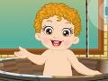 Hry Cute Little Baby Bathing