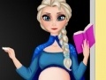 Hry Pregnant Elsa. School teacher