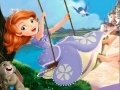 Hry Princess Sofia: A swing in a garden - Puzzles