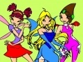 Hry Winx Club: Online Coloring