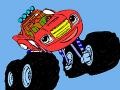 Hry Blaze and the monster machines: Coloring
