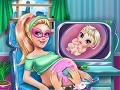 Hry Super Barbie Pregnant Check-Up