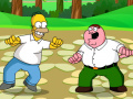 Hry Street fight Homer Simpson Peter Griffin