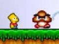 Hry Bart and Homer in Mario World