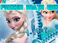 Hry Frozen Math Quiz