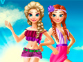 Hry Elsa And Anna Summer Vacation