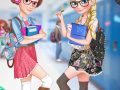 Hry Elsa And Rapunzel College Girls