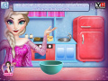 Hry Cooking Christmas Cake with Elsa