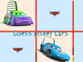 Hry Guess Disney Cars