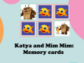 Hry Kate and Mim Mim: Memory cards