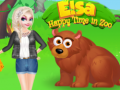 Hry Elsa Happy Time In Zoo