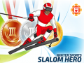 Hry Winter Sports: Slalom Hero