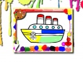 Hry Boats Coloring Book