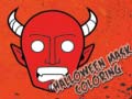 Hry Halloween Mask Coloring Book