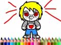 Hry Scary Boy Coloring Book