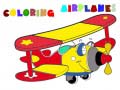 Hry Coloring Book Airplane