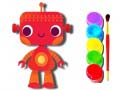 Hry Back to School: Robot Coloring Book