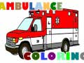 Hry Ambulance Trucks Coloring Pages