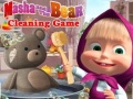 Hry Masha And The Bear Cleaning Game