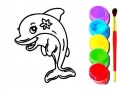 Hry Dolphin Coloring Book