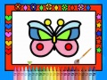 Hry Color and Decorate Butterflies