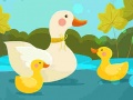 Hry Mother Duck and Ducklings Jigsaw