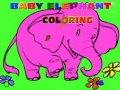Hry Baby Elephant Coloring