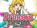 Hry Princess Coloring Book Glitter