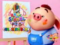 Hry Back To School Coloring Book Pig