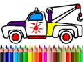 Hry Back To School: Truck Coloring Book