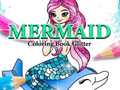 Hry Mermaid Coloring Book Glitter