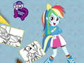 Hry Equestria Girls Coloring Book