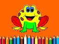 Hry Back To School: Frog Coloring Book