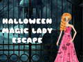 Hry Halloween Magic Lady Escape