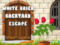 Hry White Brick Backyard Escape
