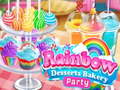 Hry Rainbow Desserts Bakery Party