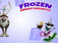 Hry Frozen Memory Card Match