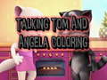 Hry Talking Tom and Angela Coloring