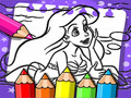 Hry Ariel The Mermaid Coloring Book