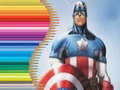 Hry Coloring Book for Captain America