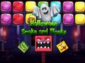 Hry Halloween Snake and Blocks