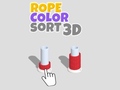 Hry Rope Color Sort 3D