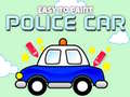 Hry Easy to Paint Police Car