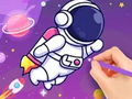 Hry Coloring Book: Astronaut